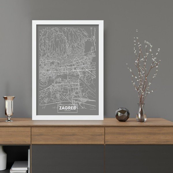 Kép 40x55 cm Zagreb – Wallity-image-1