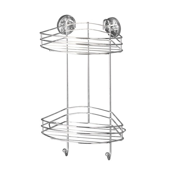 Vacuum-Loc kétszintes öntapadós sarokpolc, max. 33 kg - Wenko-image-2