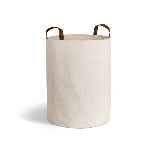 Bézs textil szennyeskosár 69 l Soft Storage – Bigso