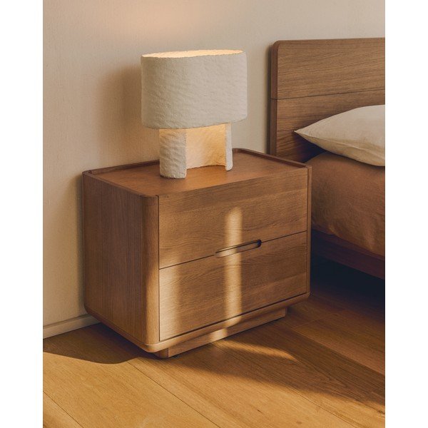 Fehér asztali lámpa (magasság 37,5 cm) Bedala – Kave Home-image-1