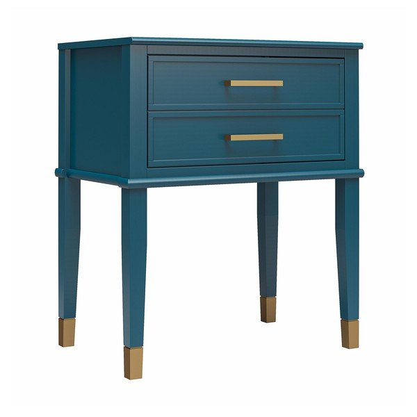 Sötétkék éjjeliszekrény Westerleigh – CosmoLiving by Cosmopolitan