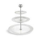 Hammershoi Etagere háromszintes fehér porcelán tálca, ⌀ 28 cm - Kähler Design