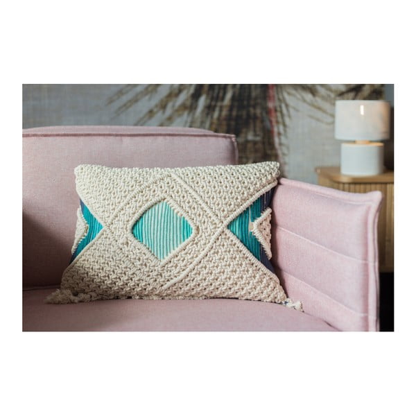 Evi krémszínű díszpárna, 50 x 30 cm - Zuiver-image-2