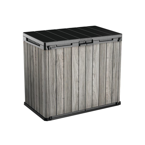 Szürke műanyag kerti tárolódoboz Deco – Keter