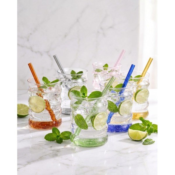Boroszilikát üveg pohár szett 6 db-os 350 ml Volo – Vialli Design-image-1