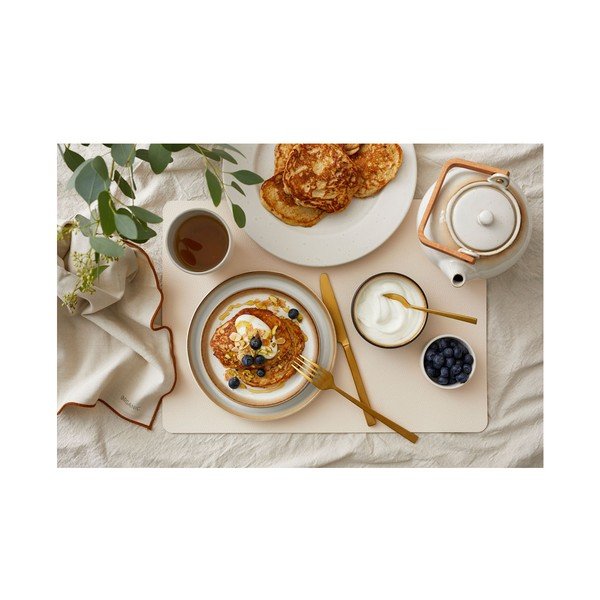 Bézs desszertes kőedény tányér ø 17 cm Gastro  – Bitz-image-1