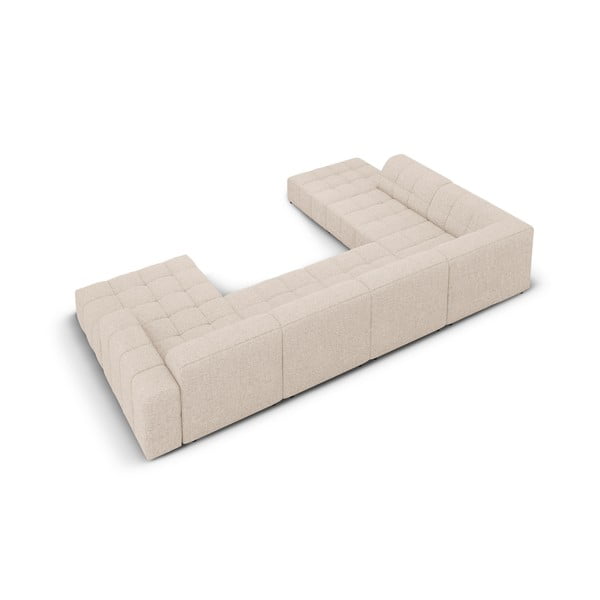 Bézs sarokkanapé (bal oldali-U alakú) Chicago – Cosmopolitan Design-image-4