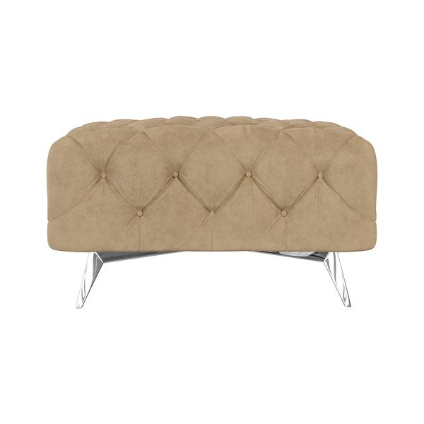 Világosbarna bársony lábtartó Chelsea – Ropez