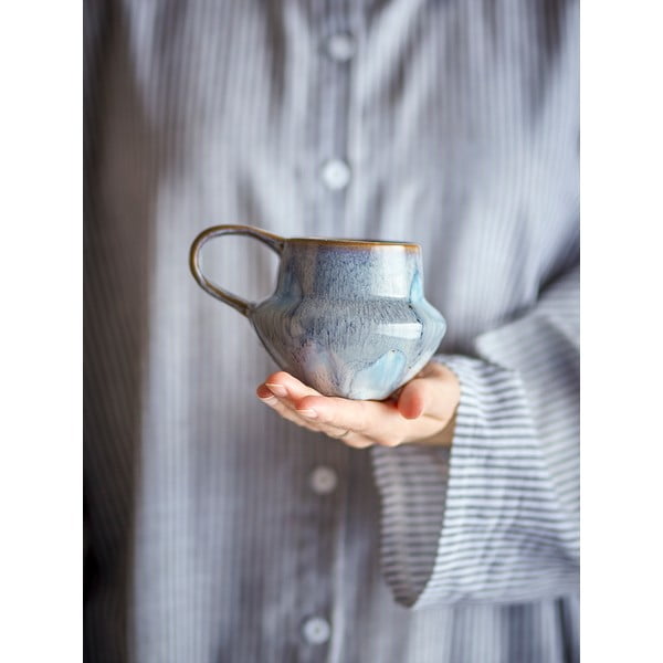 Világoskék kőedény bögre szett 4 db-os 300 ml Bessie – Bloomingville-image-4