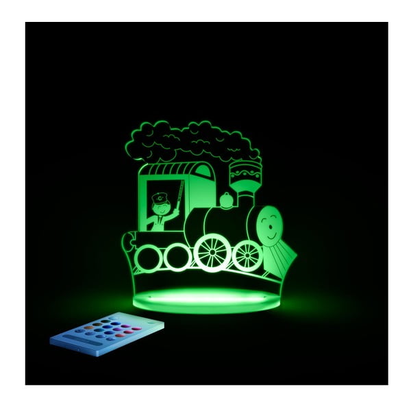 Train LED éjjeli lámpa gyerekeknek - Aloka-image-1