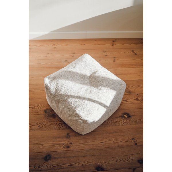 Bézs buklé puff Keno – noo.ma-image-2