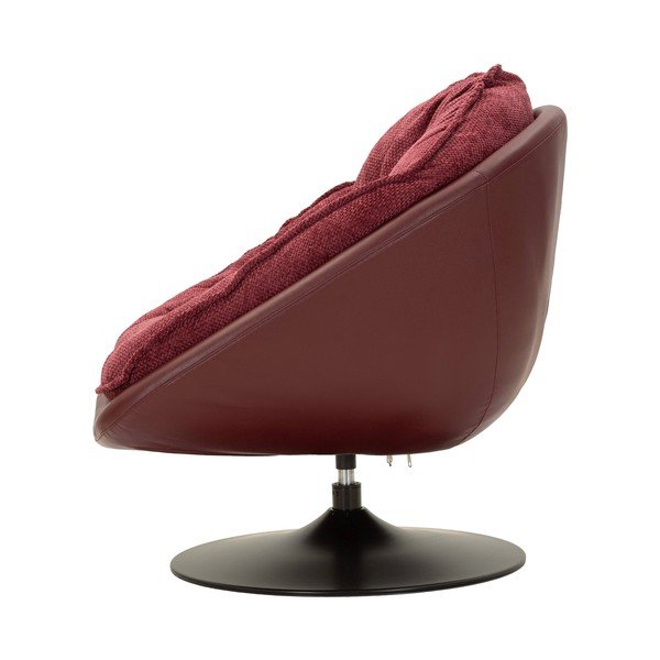 Borvörös forgó fotel Retro Style – Mauro Ferretti-image-4