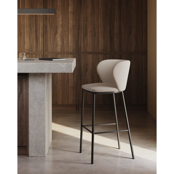Bézs bárszék (ülésmagasság 65 cm) Ciselia – Kave Home-image-1