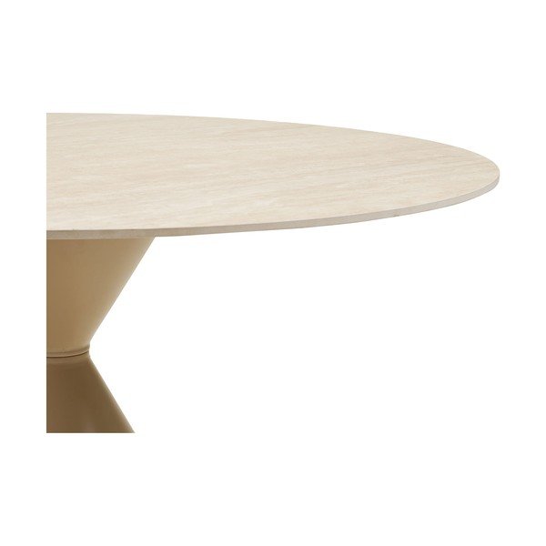 Kerek étkezőasztal kerámia asztallappal ø 120 cm Annecy – House Nordic-image-4