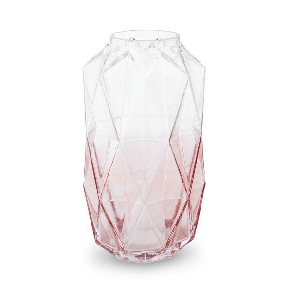Rózsaszín üveg váza (magasság 28 cm) Brice – Premier Housewares