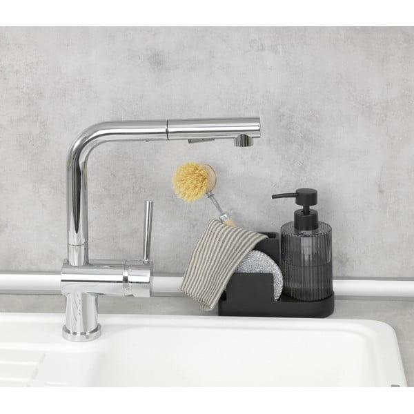 Fekete poligyanta mosogatóeszköz tartó – Wenko-image-2