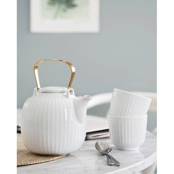 Hammershoi fehér porcelán bögre, 200 ml - Kähler Design-image-1