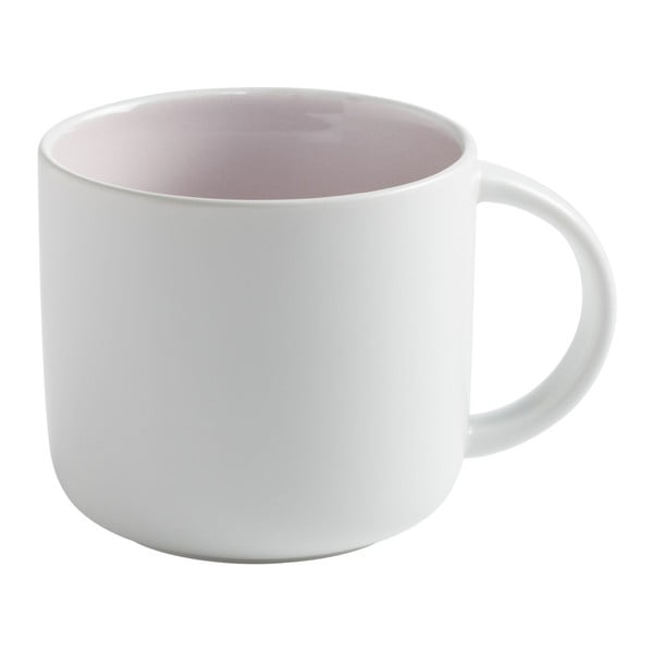 Tint fehér porcelán bögre rózsaszín belsővel, 440 ml - Maxwell & Williams