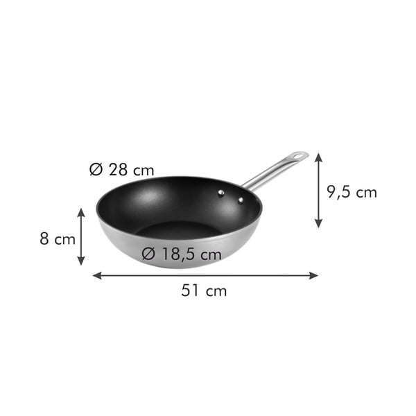Wok serpenyő ø 28 cm GrandChef – Tescoma-image-1