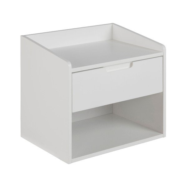 Dimeo fehér 1 fiókos éjjeliszekrény - Actona-image-2