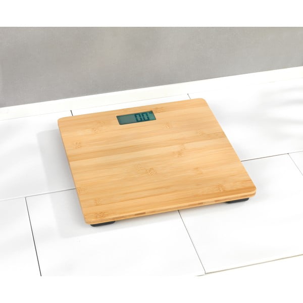 Bamboo bambusz digitális személymérleg - Wenko-image-1