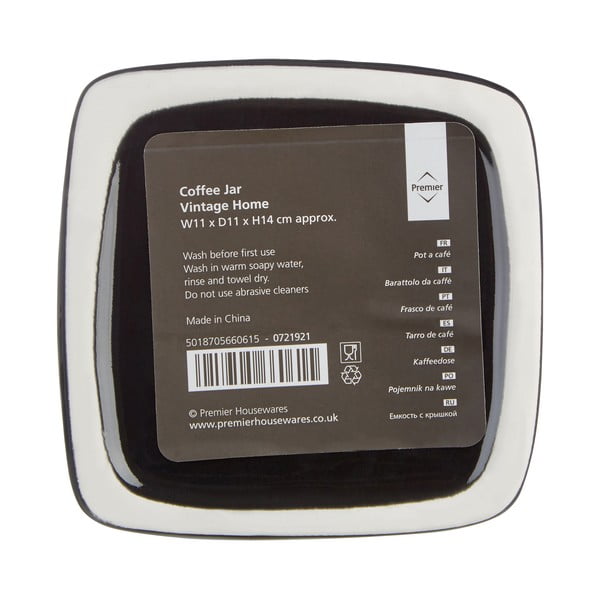Kerámia kávétartó doboz – Premier Housewares-image-3