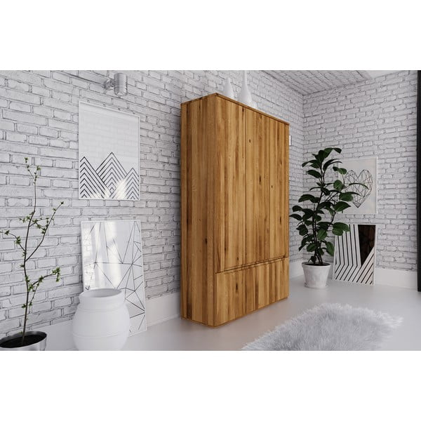 Tölgyfa ruhásszekrény 135x206 cm Vento 3 - The Beds-image-1