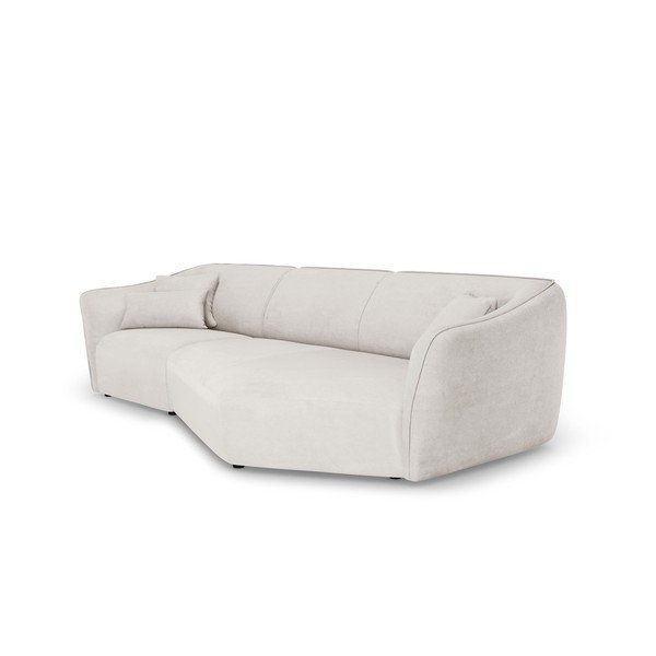 Fehér buklé sarokkanapé Tokyo – Cosmopolitan Design-image-2