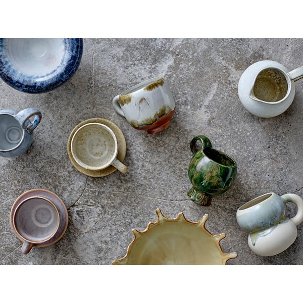 Kőedény csésze szett cappucinóhoz 4 db-os 200 ml Jade – Bloomingville-image-3