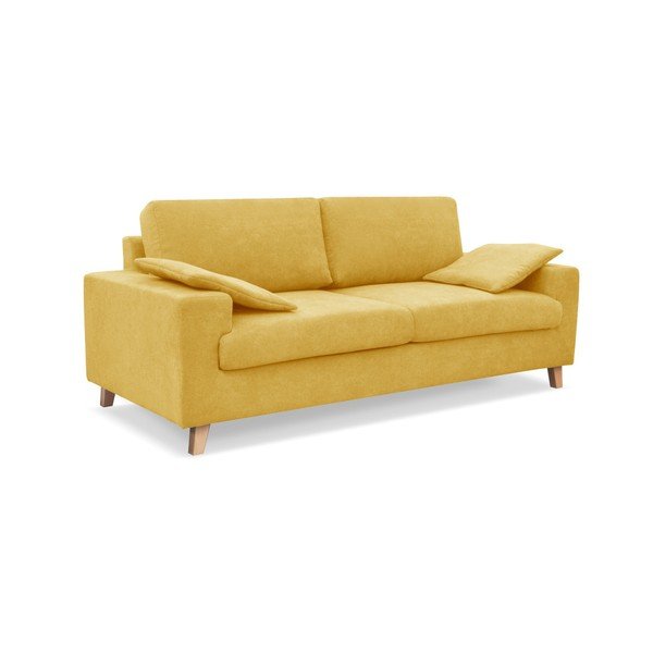 Caracas sárga 3 személyes kanapé - Cosmopolitan design-image-1