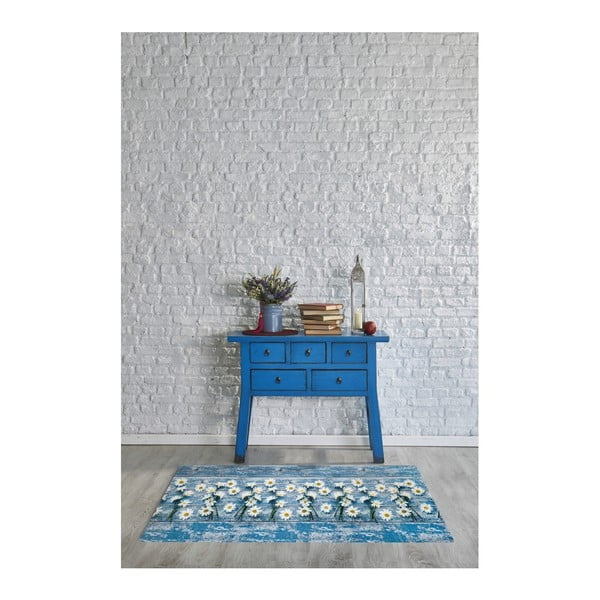 Camomilla kék fokozottan ellenálló szőnyeg, 58 x 115 cm - Floorita