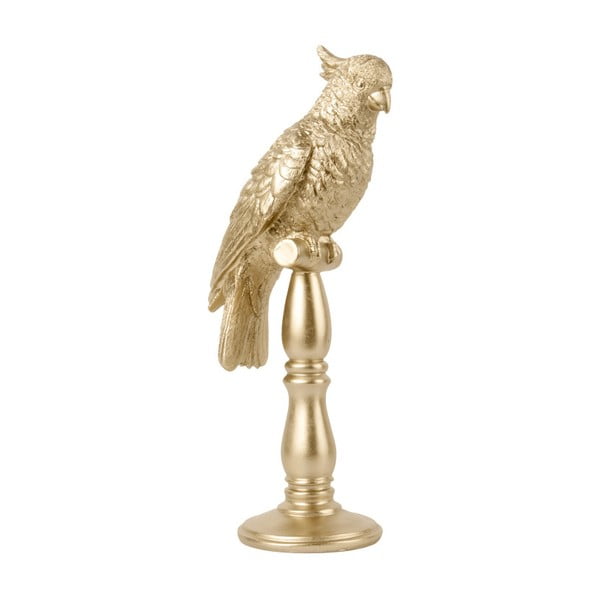 Cockatoo aranyszínű szobor, magasság 40 cm - PT LIVING