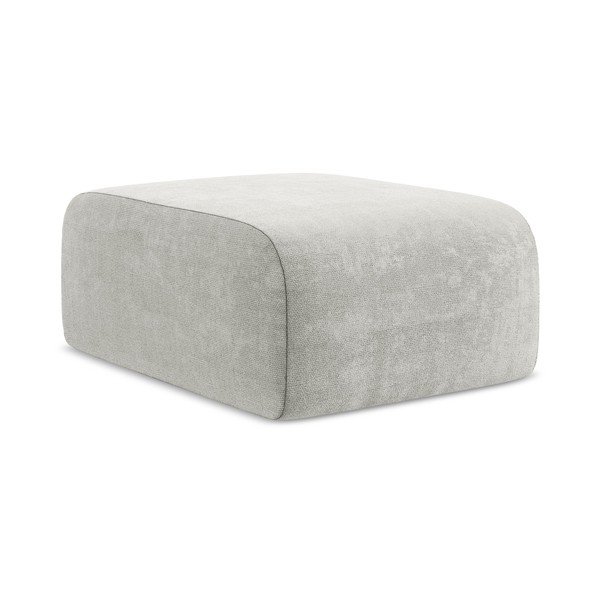 Világosszürke zsenília lábtartó Lani – Makamii