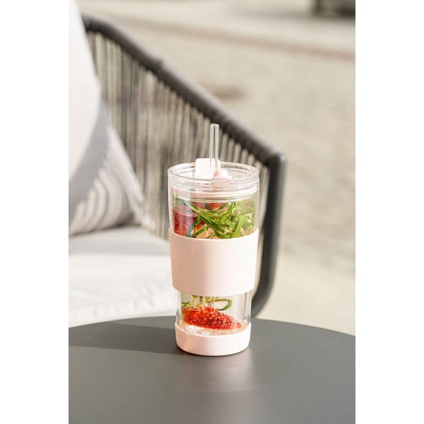 Rózsaszín termobögre 600 ml Fuori – Vialli Design-image-1