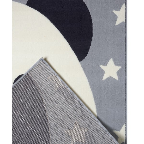 Szürke gyerek szőnyeg 150x80 cm Panda Pebbles - Hanse Home-image-3