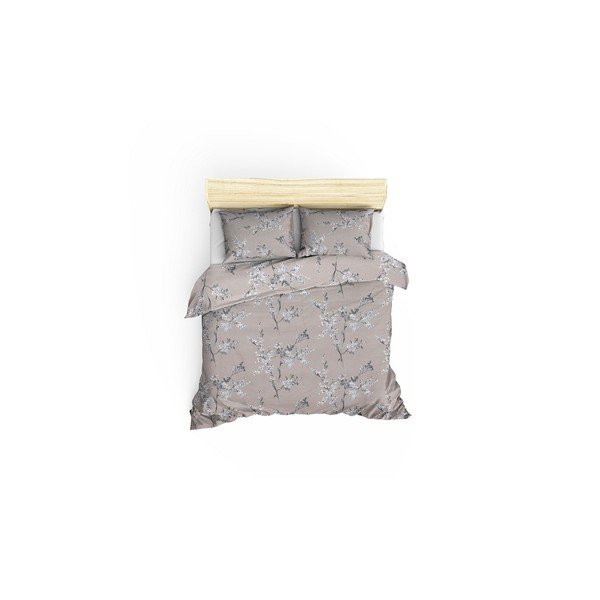 Barna kétszemélyes hosszabbított renforcé pamut ágyneműhuzat 240x220 cm Chicory – Mijolnir-image-2