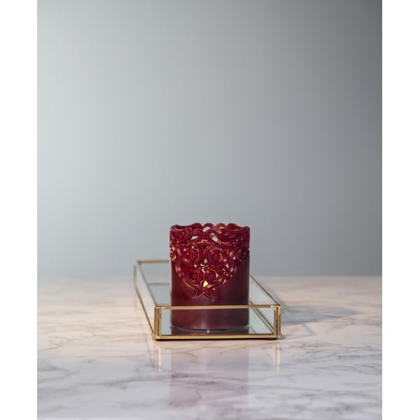 Clary piros LED viaszgyertya, magasság 10 cm - Star Trading-image-4