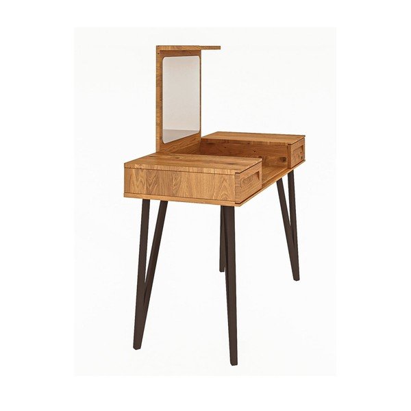 Tölgyfa fésülködőasztal 120x53 cm Golo - The Beds-image-3