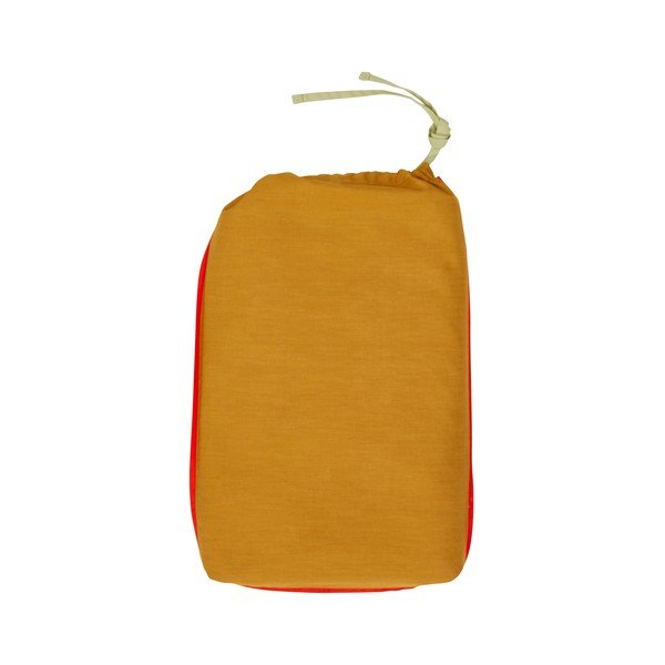 Line narancssárga-zöld pamut ágyneműhuzat, 140 x 220 cm - Hübsch-image-2