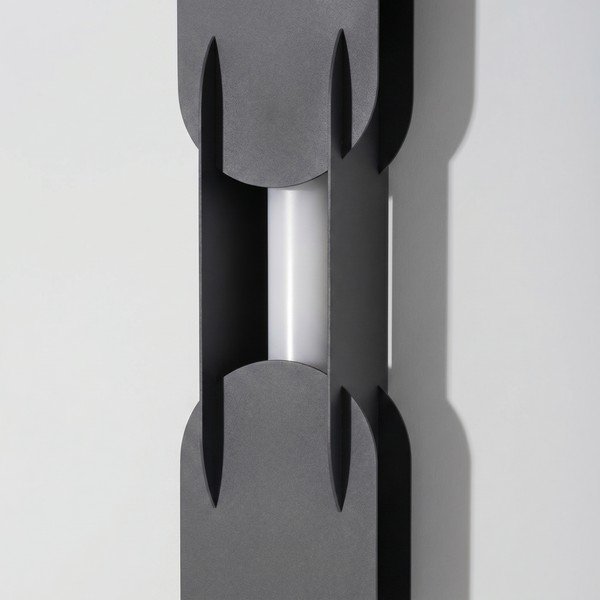 Fekete fém LED fali lámpa CHAIN – Thoro-image-2