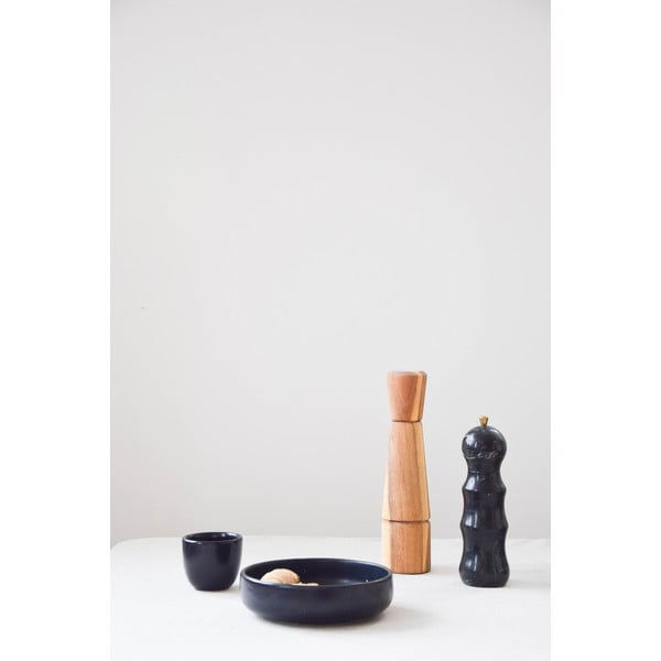 Luna fekete agyagkerámia tál ø 16 cm - ÅOOMI-image-2