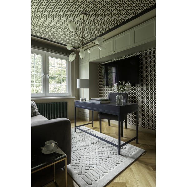 Világosszürke gyapjú szőnyeg 160x230 cm Dive – Agnella-image-2