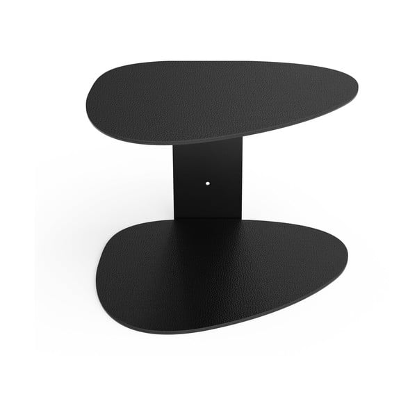 Fekete acél fali polc 29 cm Curve Bull – LIND DNA