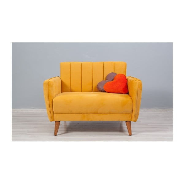 Sifi sárga kinyitható fotel
