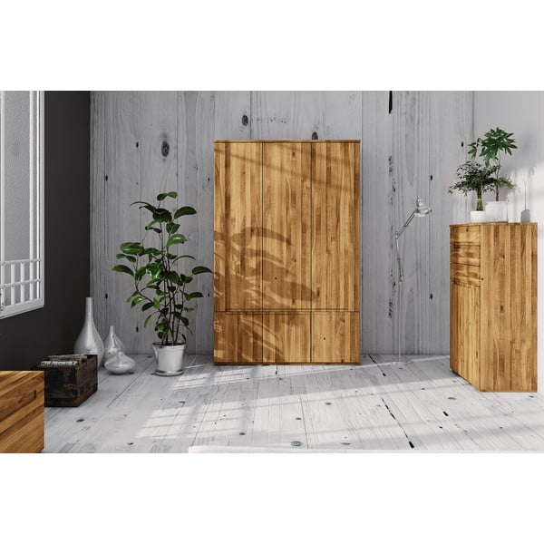 Tölgyfa ruhásszekrény 135x206 cm Vento 3 - The Beds-image-4