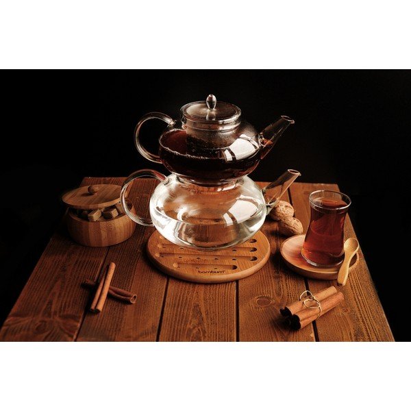 Pinoli bambusz poháralátét, ⌀ 18 cm - Bambum-image-2