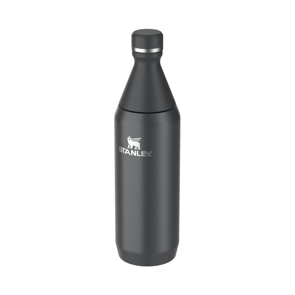 Fekete rozsdamentes acél termopalack 600 ml All Day Slim Bottle Black – Stanley-image-1