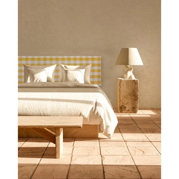 Sárga kárpitozott ágytámla 165x52 cm Billie – Really Nice Things-image-1