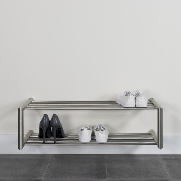 Ezüstszínű fém függő cipőtartó 80x23x33,5 cm Soenz – Spinder Design-image-3