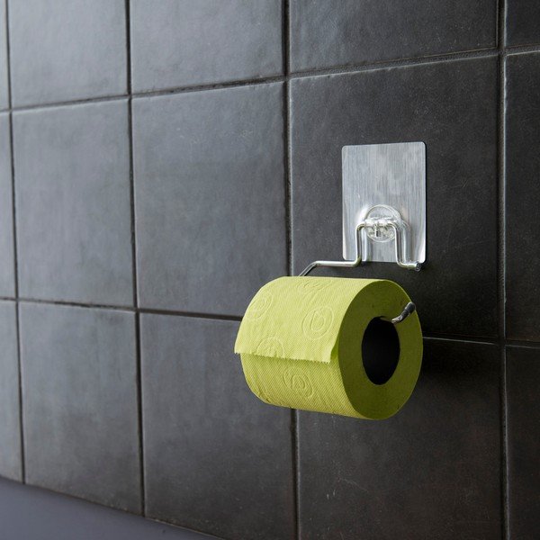 WC-papír tartó krómozott acélból - Compactor-image-3